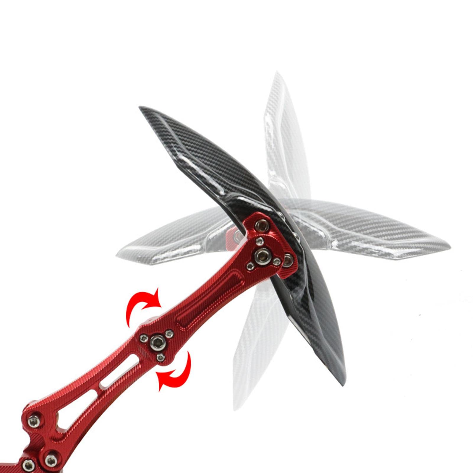 Amagogo Eletric Bike Schutzblech Hinterrad Spritzschutz Kotflügel Aluminiumlegierung Universal Zubehör Verhindert Verschmutzungen für Pendler Ausflüge Alltag