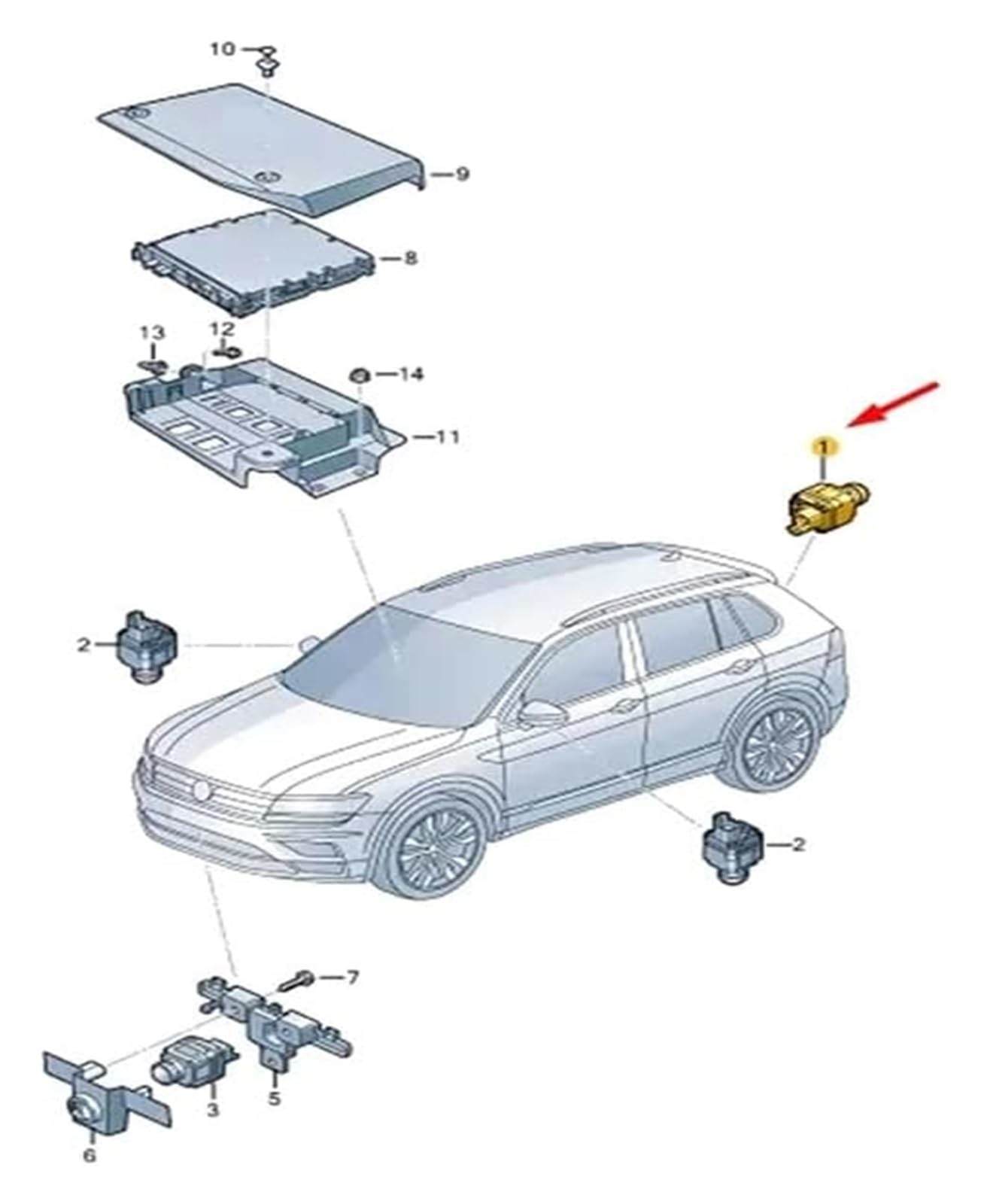 Auto CaméRa De Vision ArrièRe ÉTanche CaméRa De Recul HD Convient Pour CaméRa De Recul Peugeot