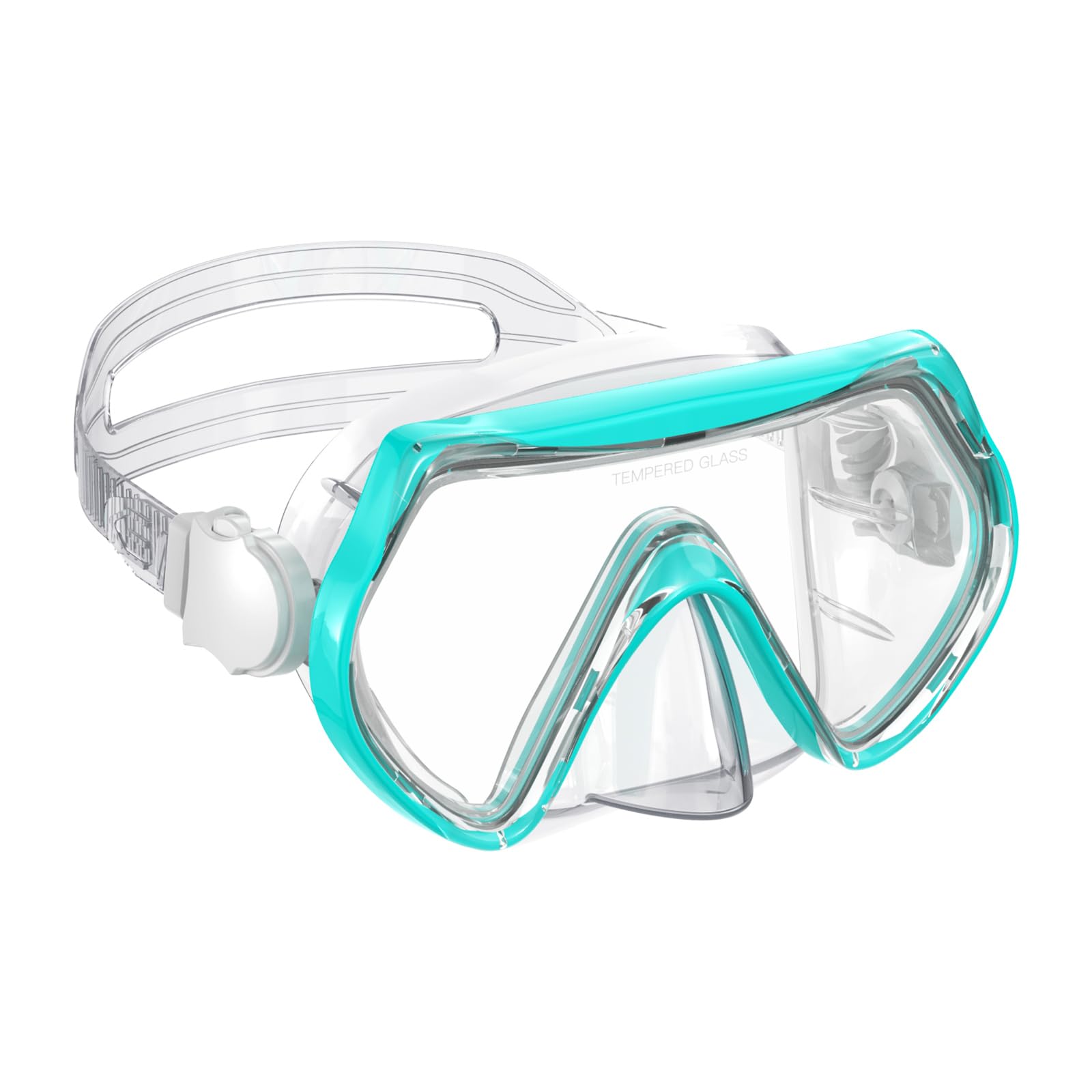 Lunettes De Plongée Enfants 180° Panoramique - Masque Natation Anti-Buée UV