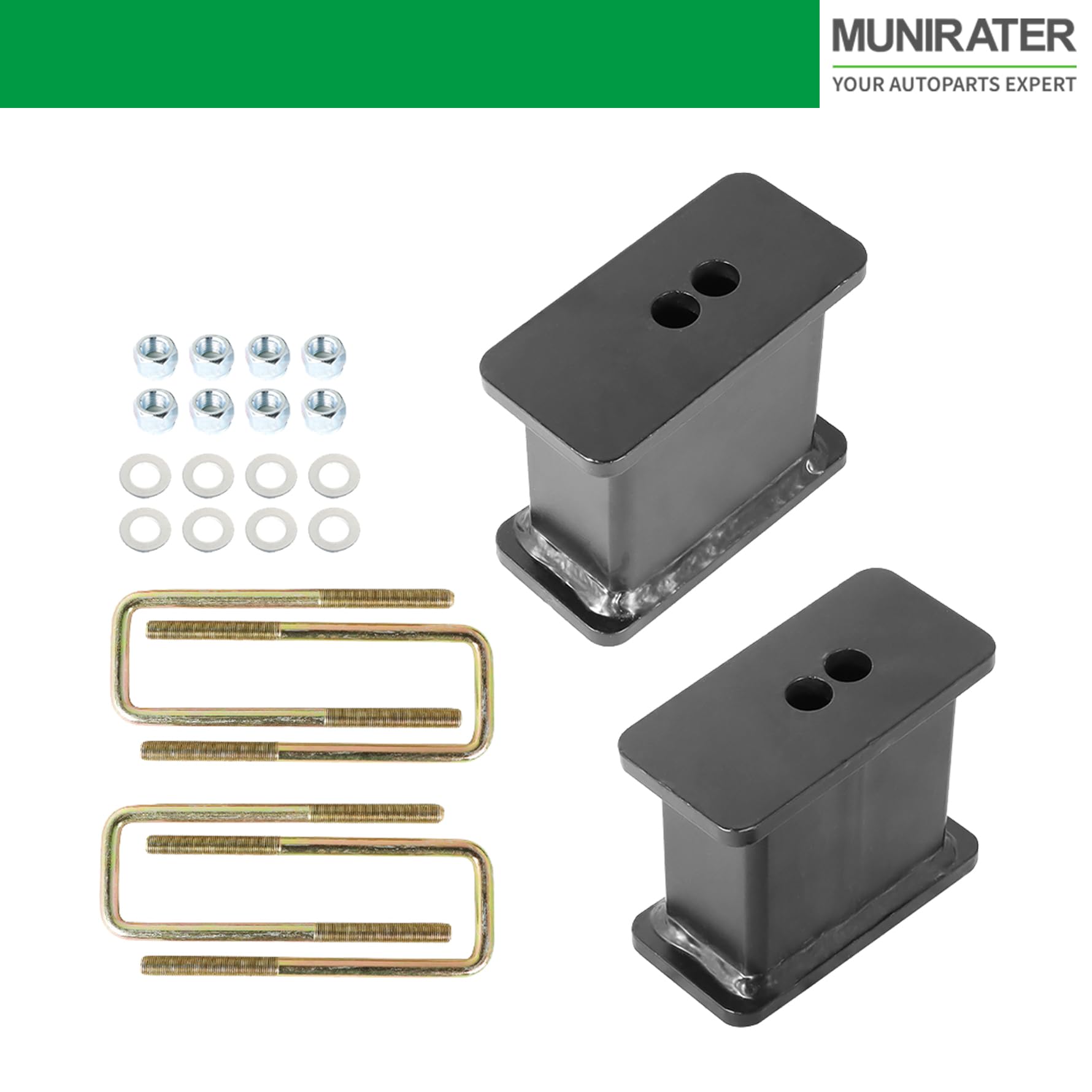 Snapklik.com : Munirater 4 Inch Rear Lift Blocks Kit