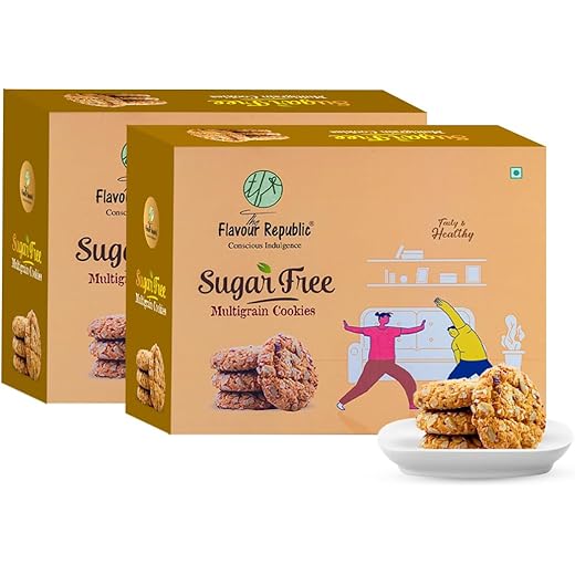 Flavour Republic Sugar-Free Multigrain Cookies 300gm