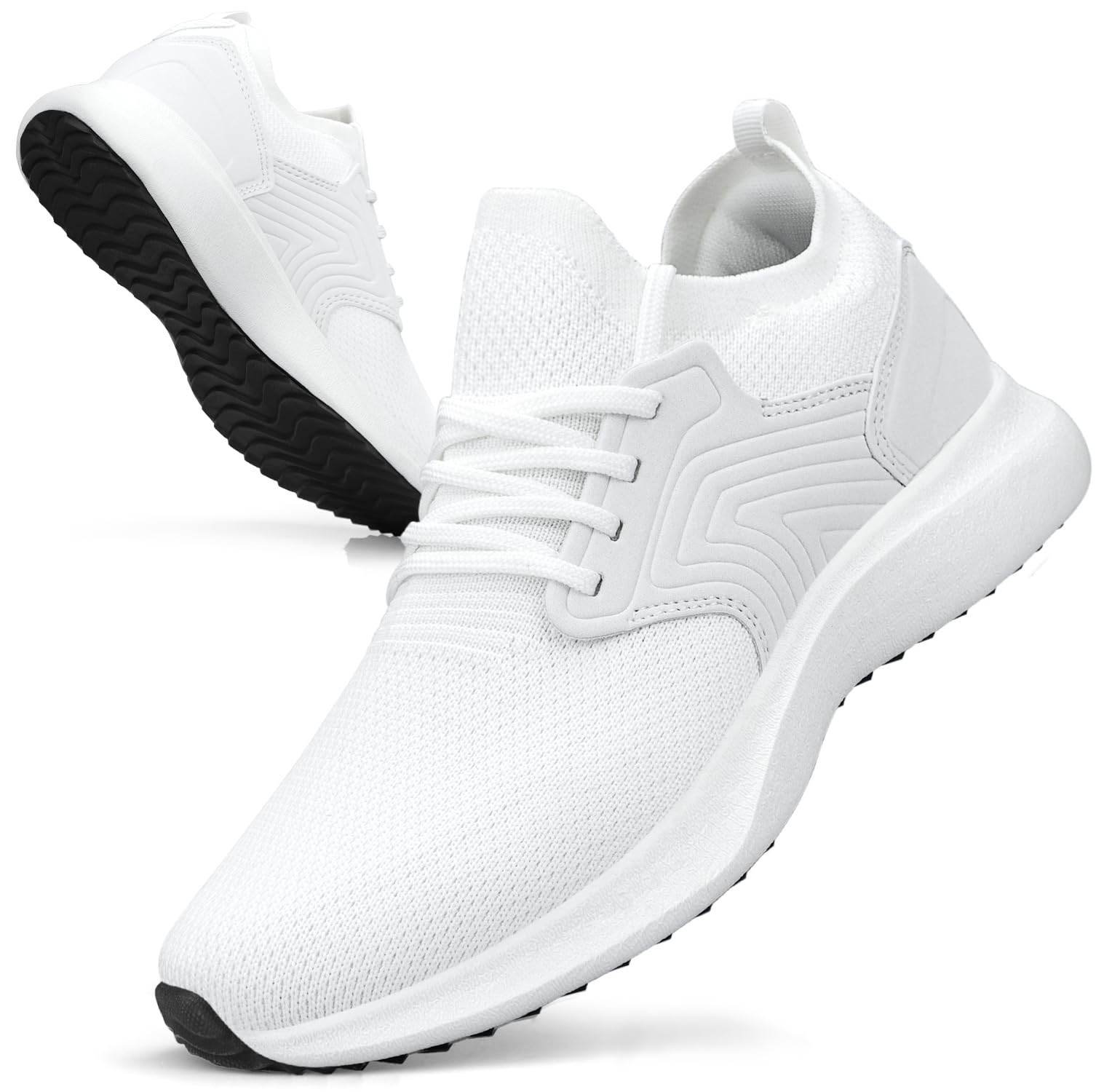 Pjlmc Zapatillas de Deporte Hombre Zapatillas Running Deportivas Hombre Caminar Bambas Correr Gimnasio Tenis Fitness Jogging Atlético Trabajo Slip-on Sneakers Ligeros Transpirables