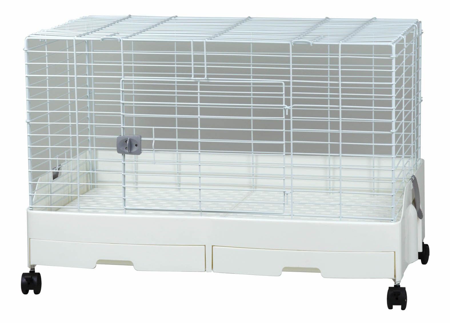 Amazon | 小動物 組み立て C62 イージーホーム エボ 80WH 白 | ノー