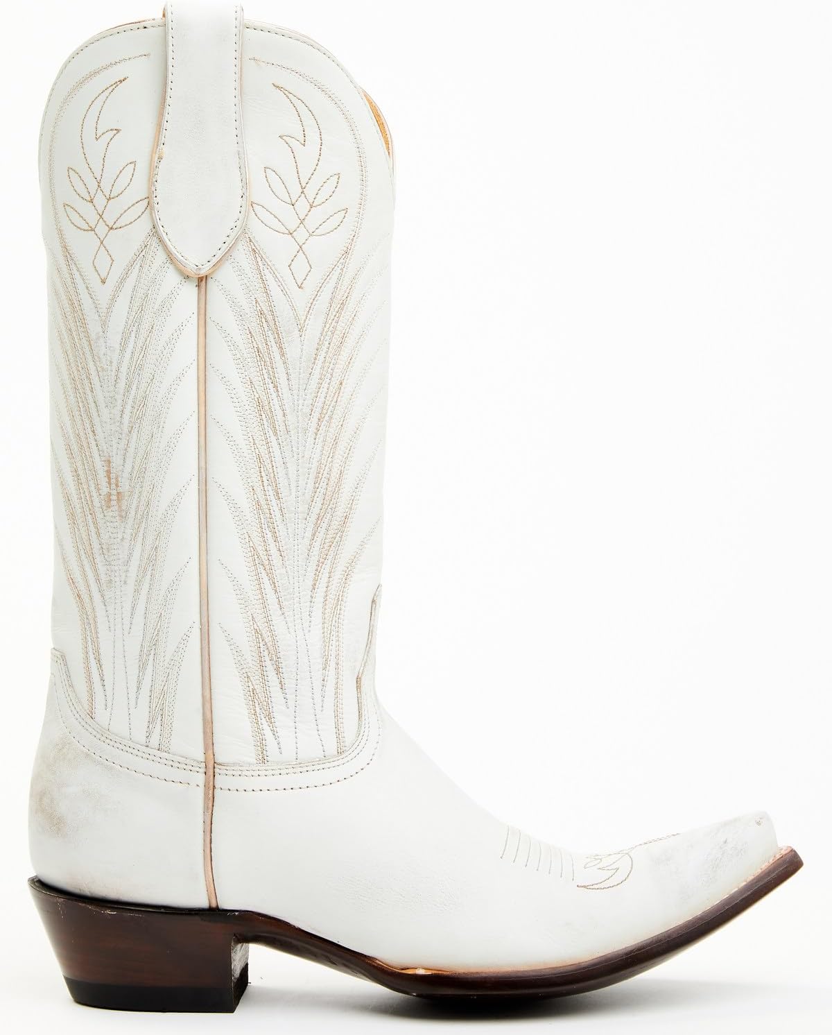 Old Gringo Women's Emmer Vintage Embroidered Tall Western Leather Boot Snip Toe White 7 M
