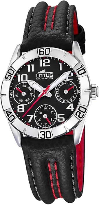 Amazon.com: Lotus Quartz Watch with Leather Strap 15651/G: Watches