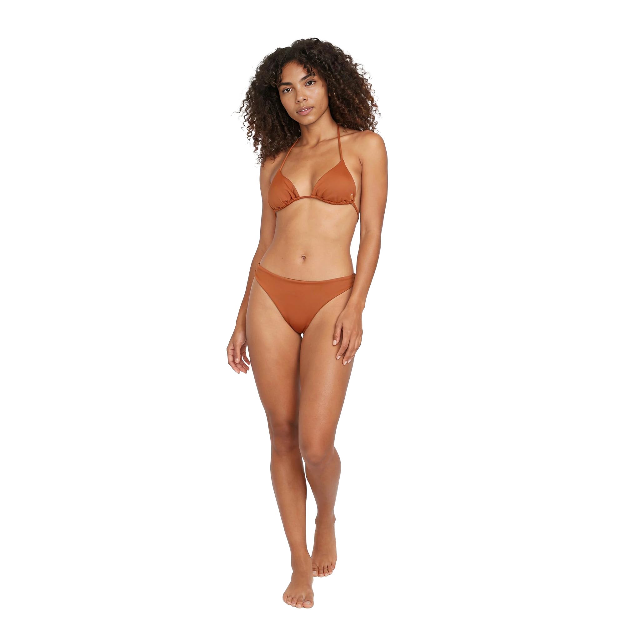 Volcom Damen Bikini Oberteil Simply Solid Bikini Top Oberteil Damen Türkis