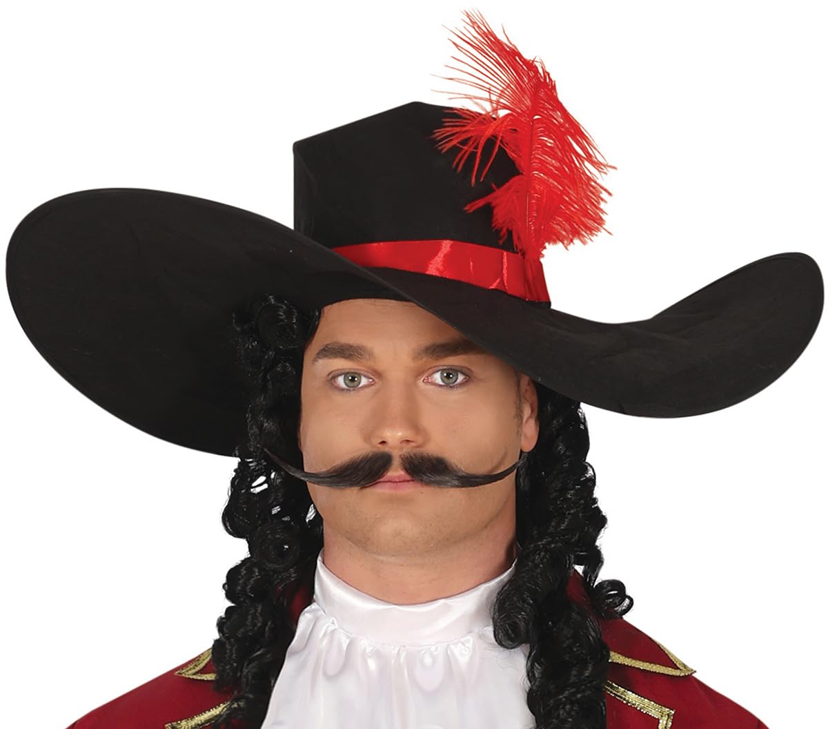FIESTAS GUIRCA | Disfraz Captain Corsair Adulto - Chaqueta, Cinturón y Pechera - Disfraces de Piratas y Aventuras para Halloween, Carnaval y Fiestas de Cine - Ideal para Hombres