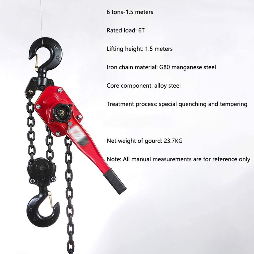 Buy HLWAWA Towing Winches, Lifting Chains Lever Hoist Manual Chain
