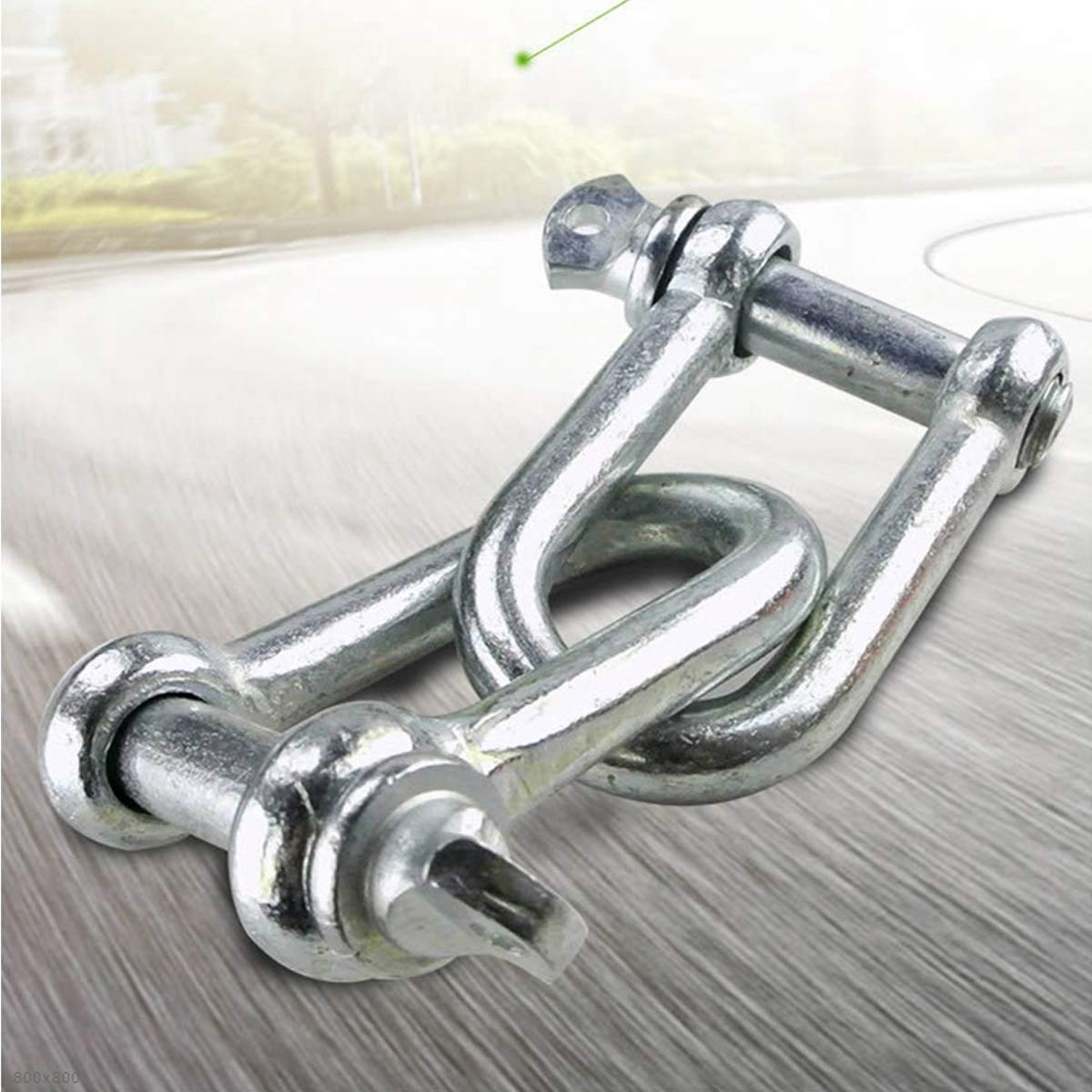 Cuerda de remolque, correa de remolque resistente de 4 x 4, correa de remolque de nailon para coche, SUV, vehículo agrícola, incluye 2 ganchos de seguridad y bolsa de almacenamiento, capacidad de 8
