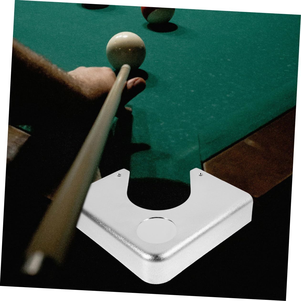 HANABASS Pool Table Chrome Corners Billiard Table Corner Pool Table Brush Corner Accessory Pool Table Pocket