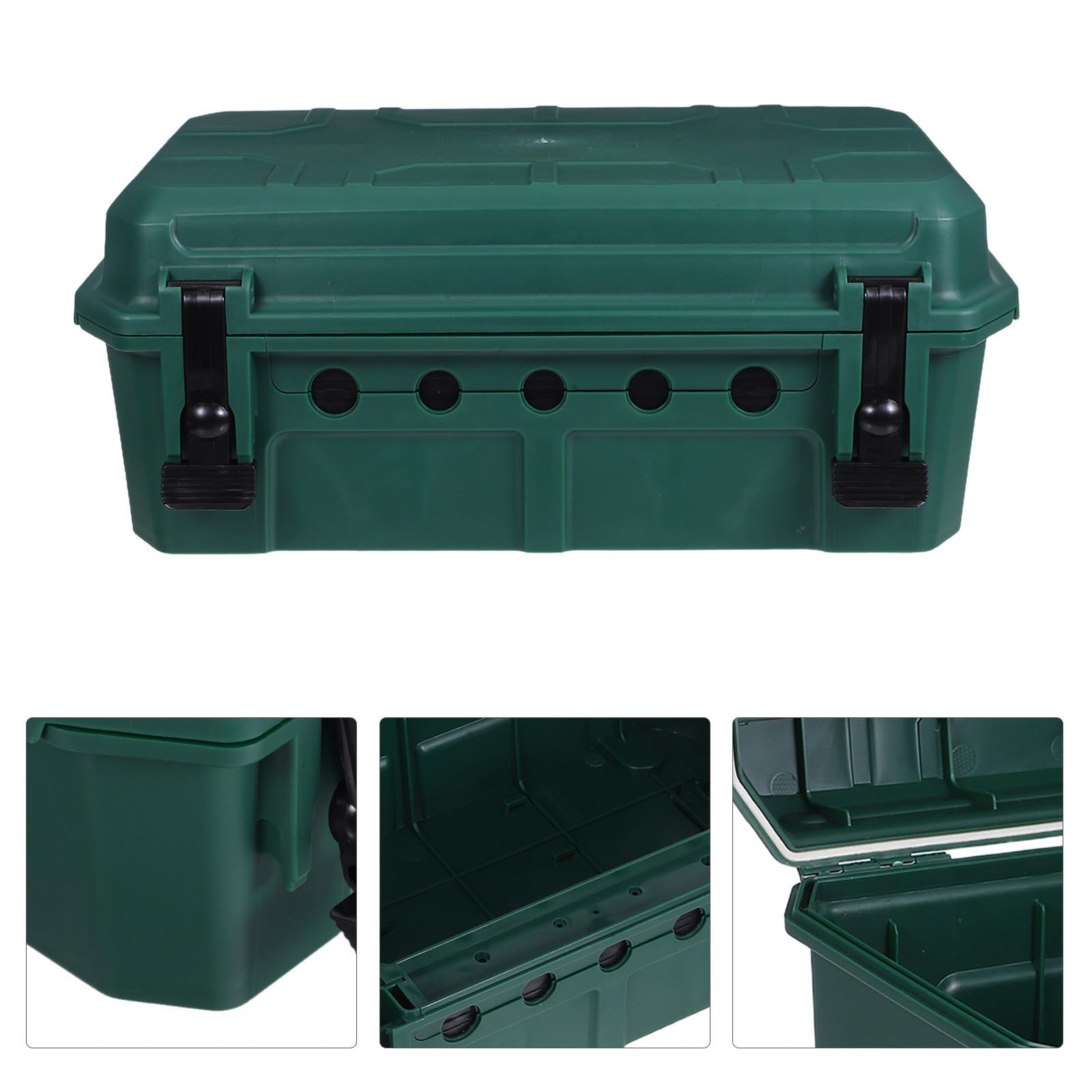 Caja de Conexiones Exterior Ip55 de Plástico, Verde, Gran Capacidad