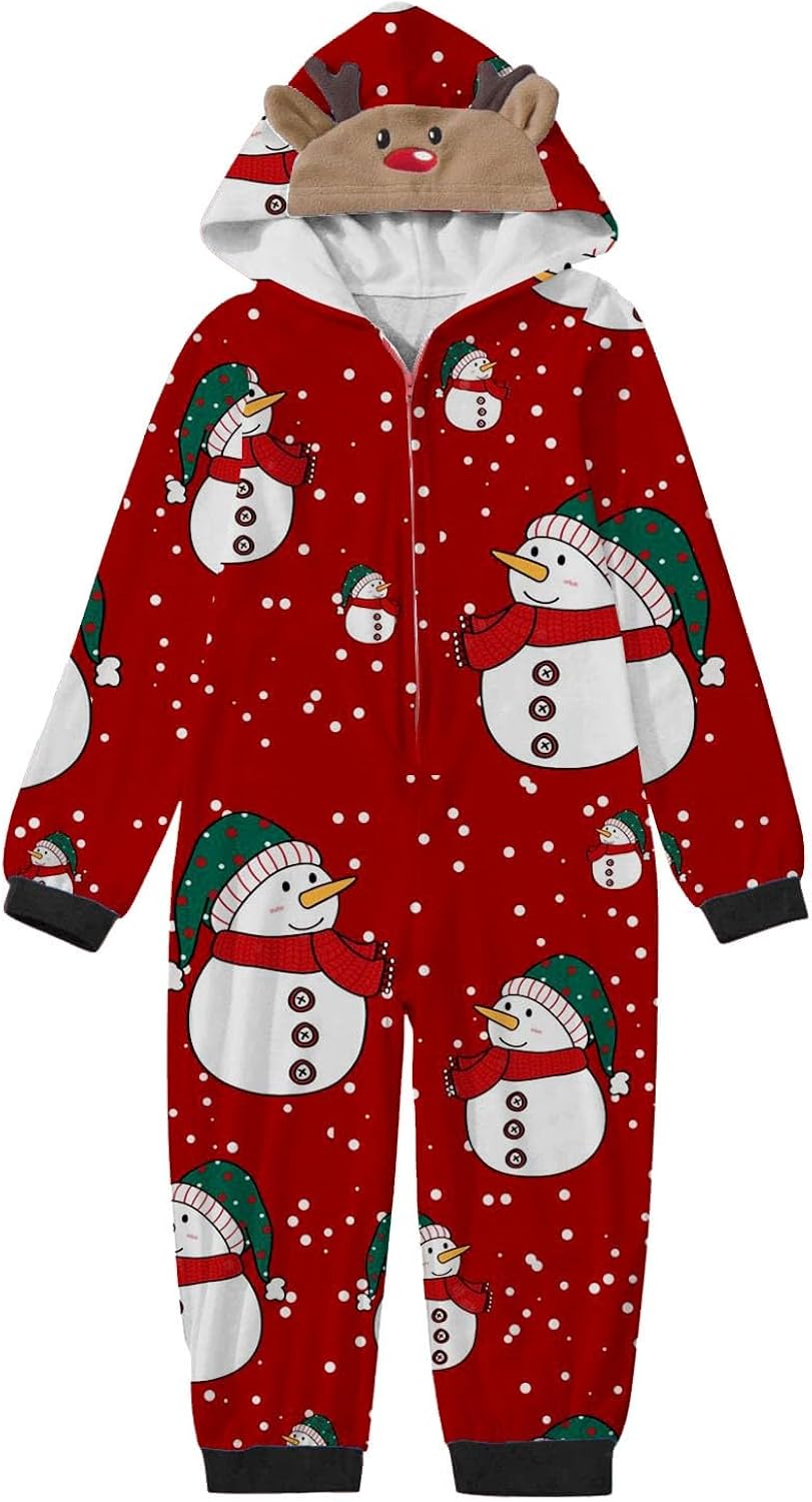 Miniatura 2 de GIERIDUC Conjunto de pijama de Navidad a juego para parejas, conjunto de pijamas de Navidad para la familia Onsie, pijamas a juego para hombre