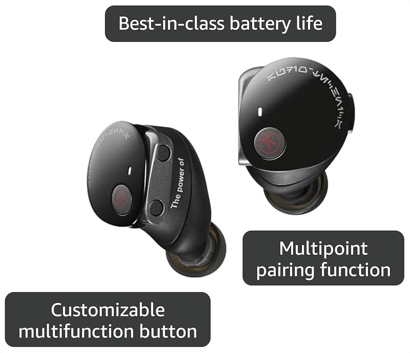 Audio-Technica ATH-CKS50TW2DV Limited-Edition Star Wars Darth Vader Wireless Earbuds image 3