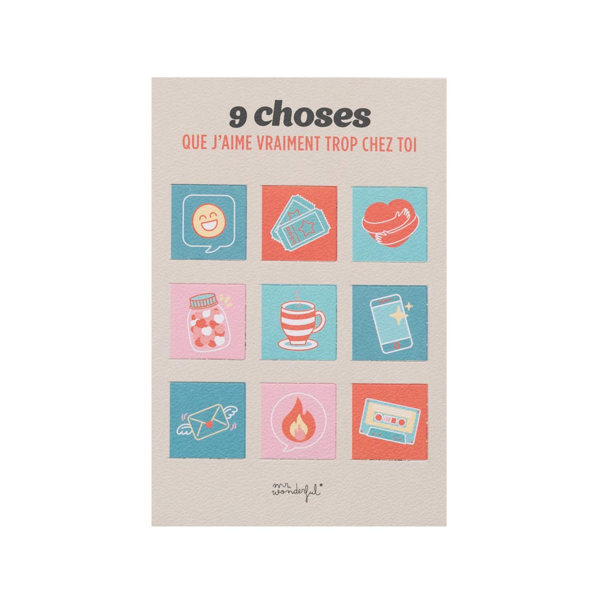 Mr Wonderful WOA10793FR Postcard, Paper, Multi-Colour, Standard, Multicolored - Image 2