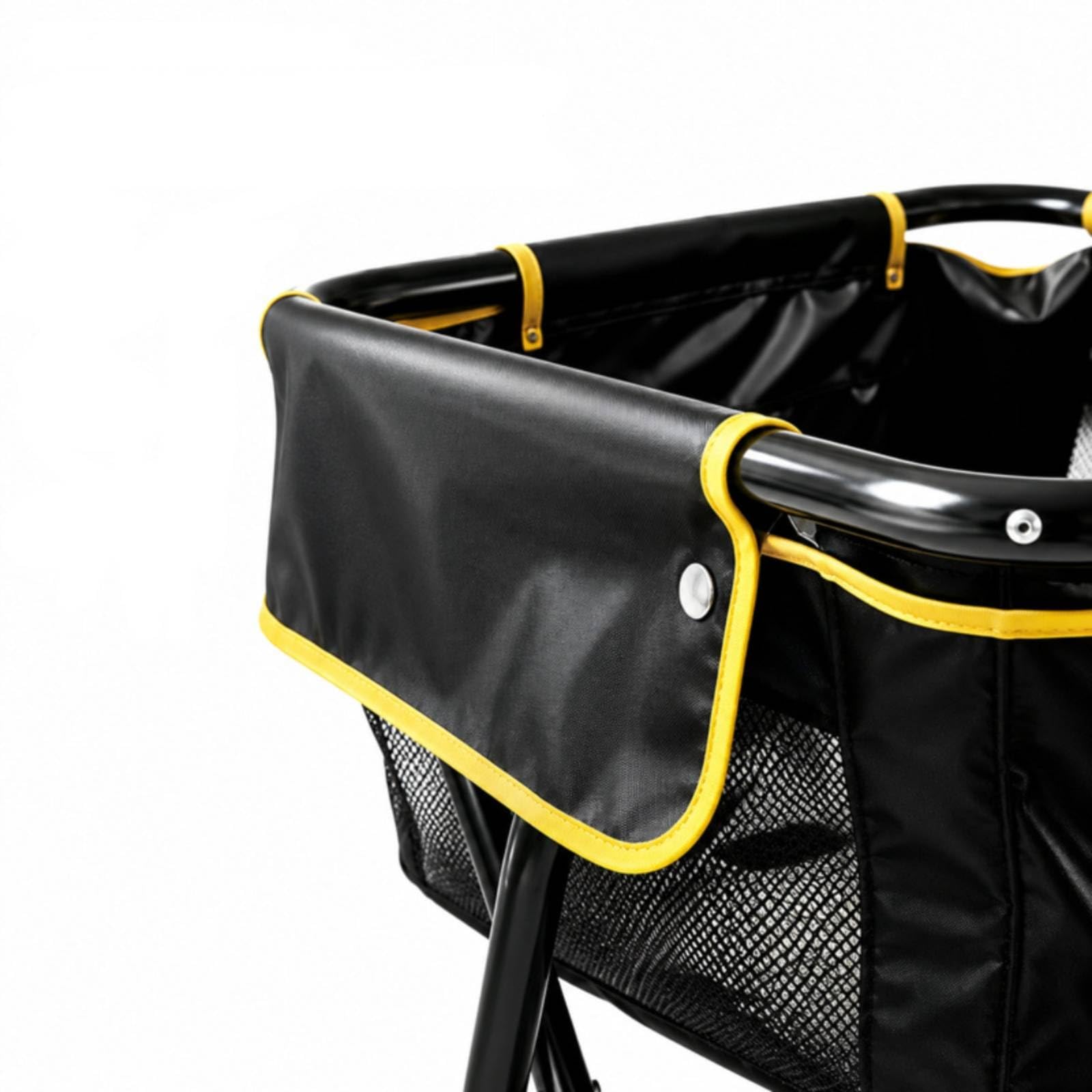 Carrello Porta Palline da Tennis Leggero Carrello da Tennis con Ruote Antistrappo Raccolgipalle per Palestre