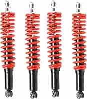 Amortisseur Arrière Universel 350 Mm (13.8 Pouces) - Pour Buggy Des Dunes, Quad, Dirt Bike Et ATV - En Alliage D'aluminium