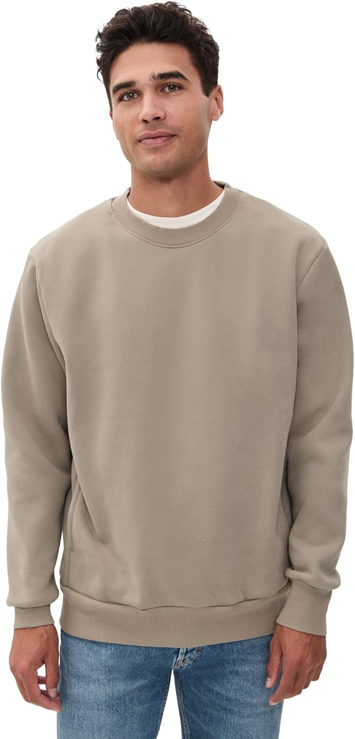 RHYTHM Men's Classic Fleece Crew