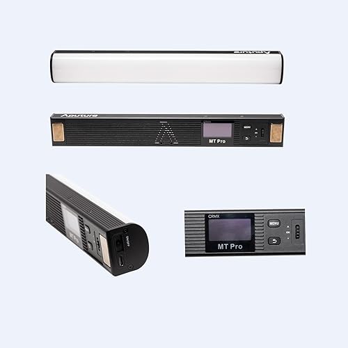 Miniatura 4 de Aputure MT Pro RGB Light Wand 7.5W Salida bicolor 2000K -10000KPixel-mapeable RGBWW Mini tubo LED Soporte Sidus Link App/DMX/RDM Control (11.8 in)