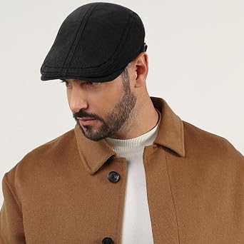 Men's Vintage Newsboy Cap Ivy Irish Adjustable Beret Driving Hat