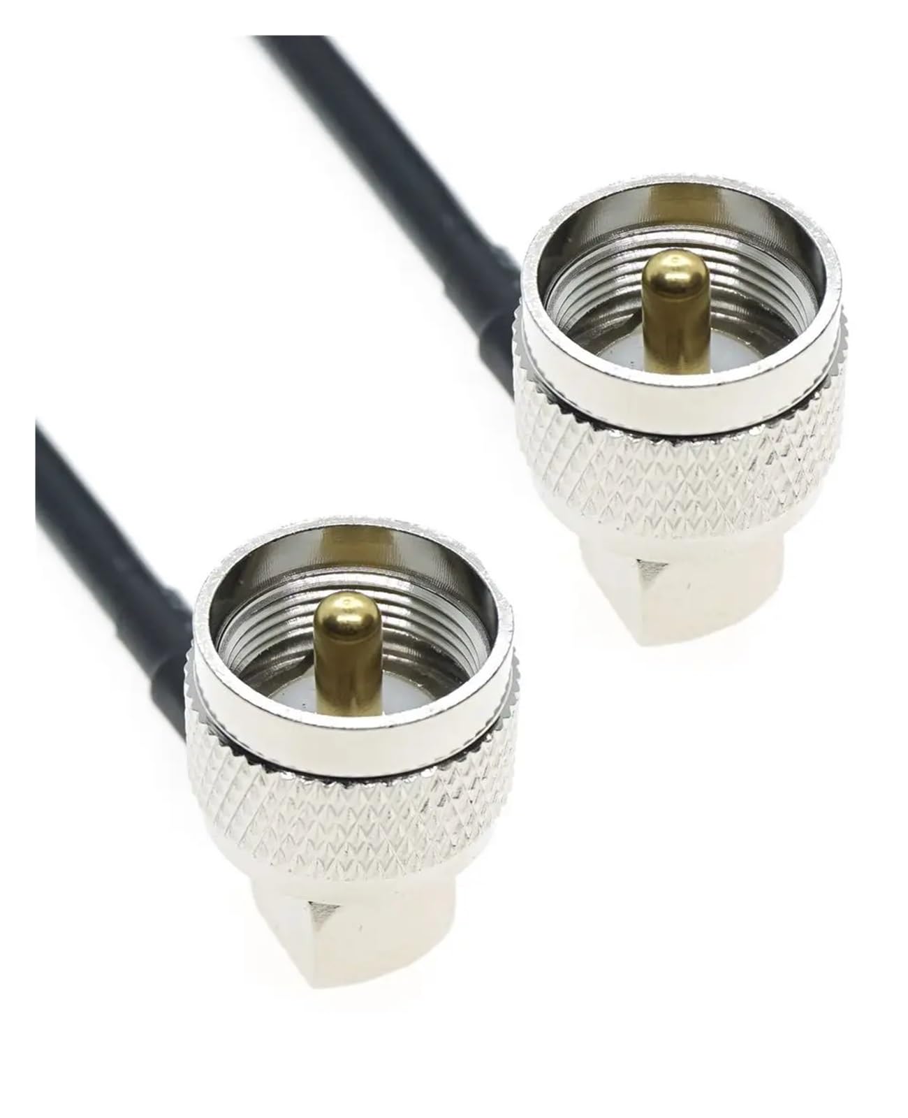 RG58 UHF A UHF PL259 SO239 Macho Hembra Conector Coaxial De Engarzado De Ángulo Recto Extensión De Antena RF Cable Coaxial 3M 5M 10M (Color : TYPE G, Size : 10M)