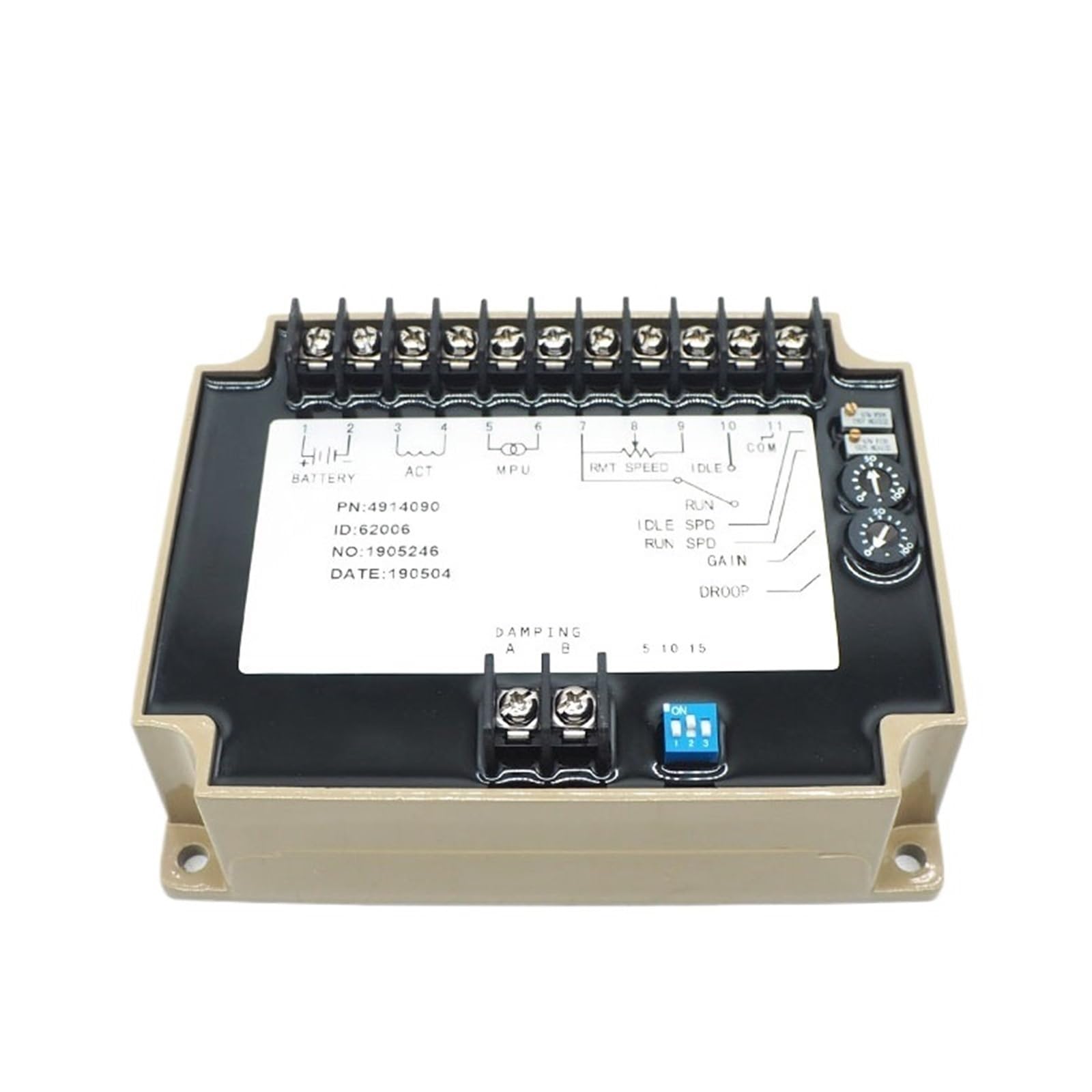 4914090 Module de contrôleur exécutif de carte de régulateur électronique de générateur Accessoires de moteur diesel