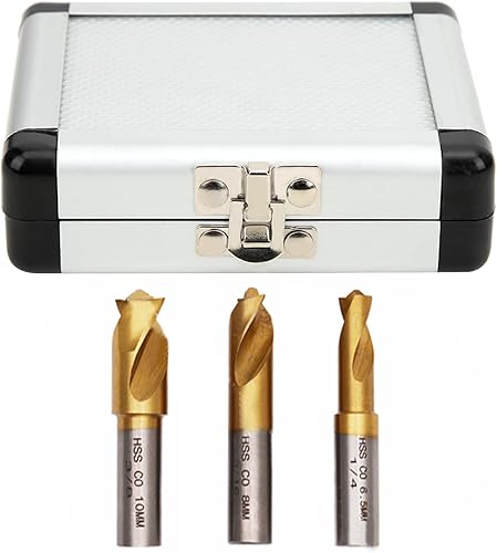 Miniatura 7 de Durable HSS CO Cobalt Spot Soldadura Broca Set, Fácil Separación de Paneles Soldados por Puntos, 3pcs Cortador Accesorios 14in 516in 38in