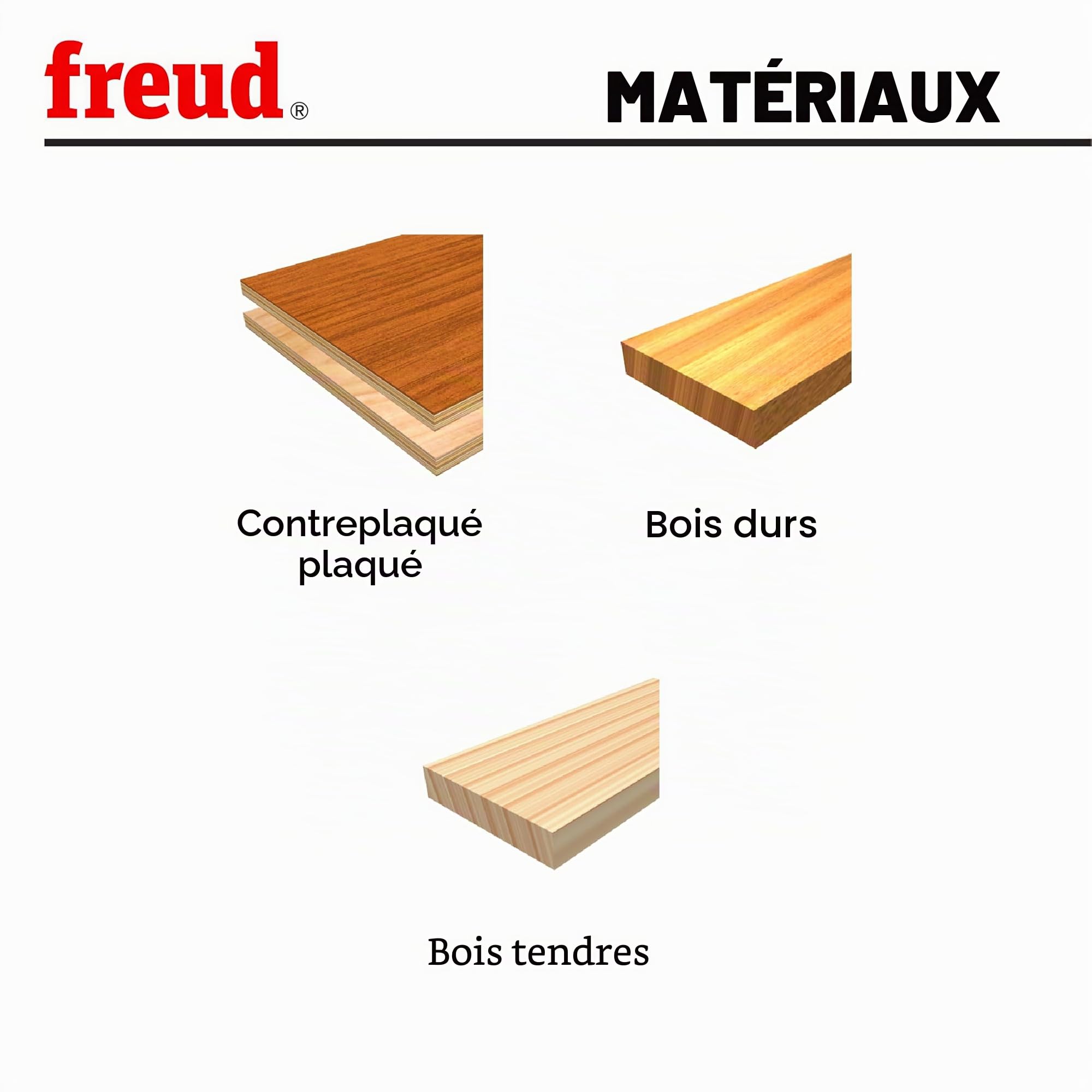 Freud – Fraise à rainurer pour bois 1,2 cm à 3 cm avec tige de 1,2 cm, 99-001, 99-762
