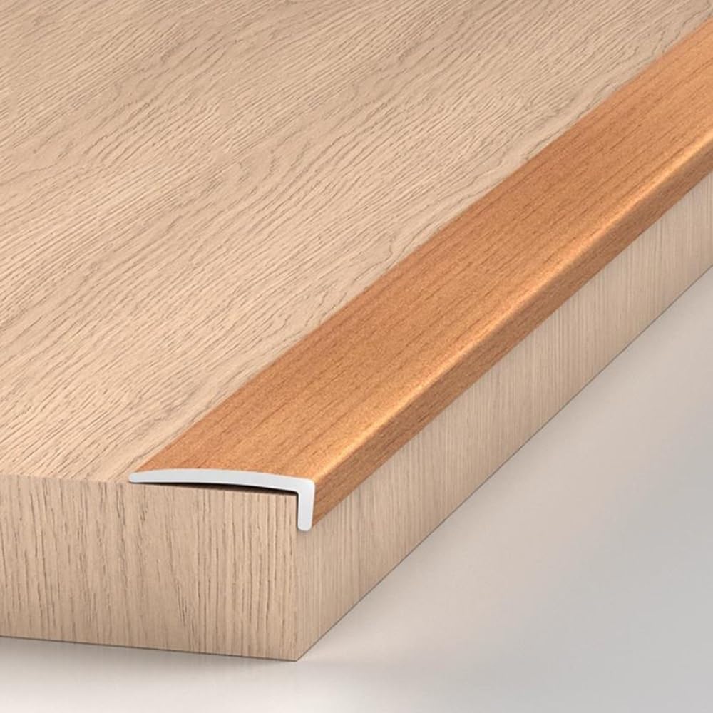 Antislip L-Shaped Stair Nose Molding, Anti-Slip Step Molding Strips, Stair Edge Protector for Corner Guard