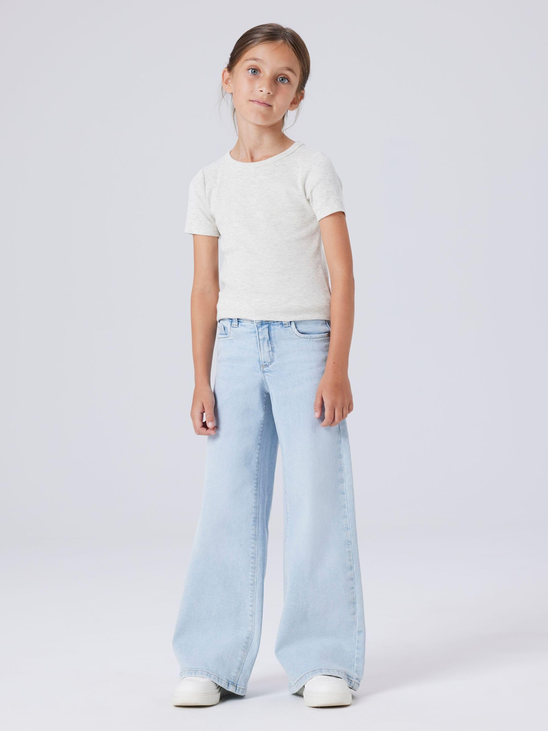 NAME IT Nkfpolly X-Wide Jeans 3057-fr Noos - Nkfpolly X-Wide Jeans 3057-Fr Noos - Smart Casual - Fille