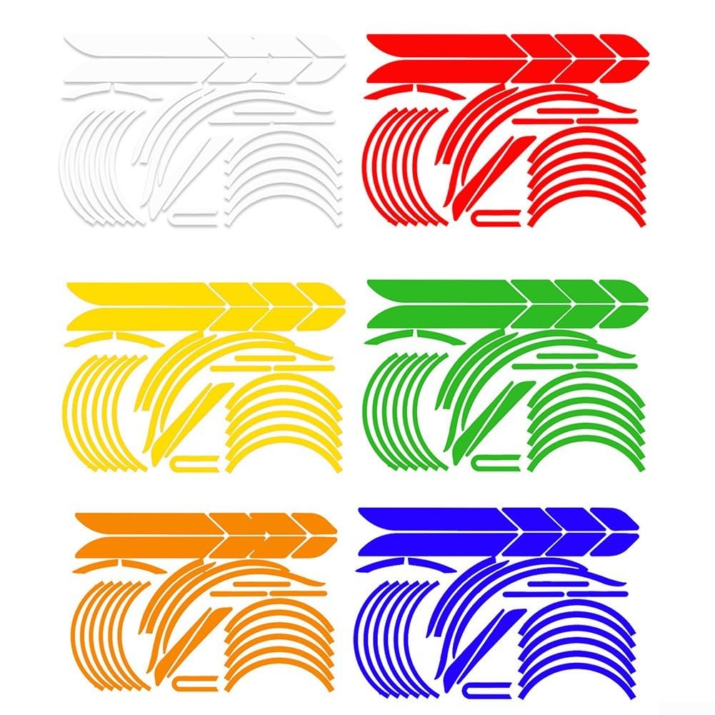 Autocollant / Sticker De Cache De Vis De Roue Avant / Arrière