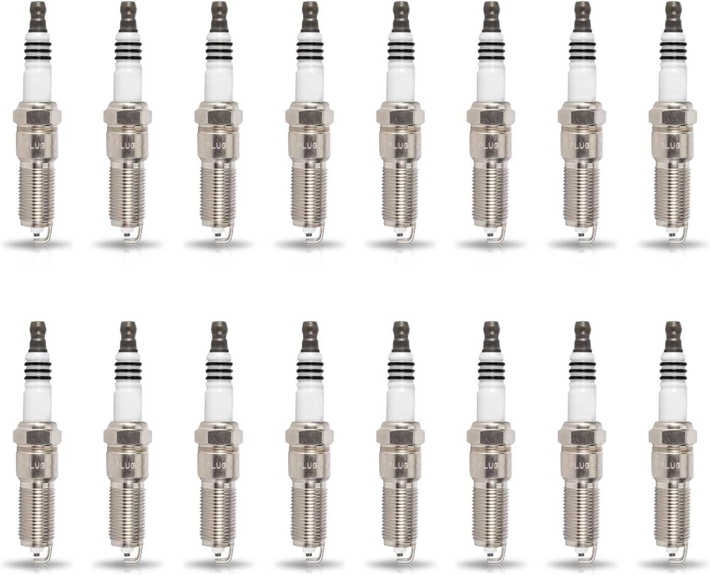 ENA Set of 16 Spark Plug Compatible with Dodge Chevrolet GMC Buick Jeep Chrysler Cadillac Saturn 3500 2500 1500 Colorado Canyon 5.7L 2.5L 2.2L 2.0L 6.1L V8 L4 2000-2022 Replacement for 570