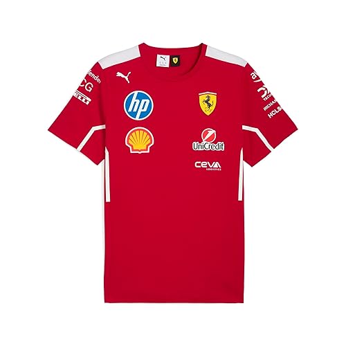 Camiseta del equipo PUMA Scuderia Ferrari F1 2025 - Roja