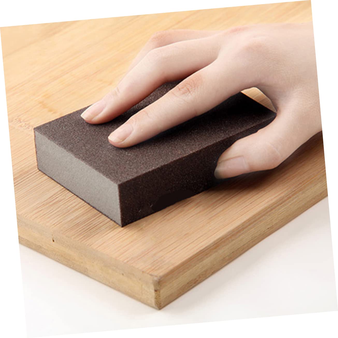DEARMAMY 5Pcs Sponge Nano Corundum Pads for Bowl Dish Washing Non Abrasive for Home Restaurant Hotel Use Color Random