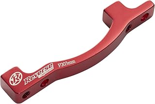 Reverse Adaptador de freno de disco PM-PM de 160 a 203 mm, color rojo