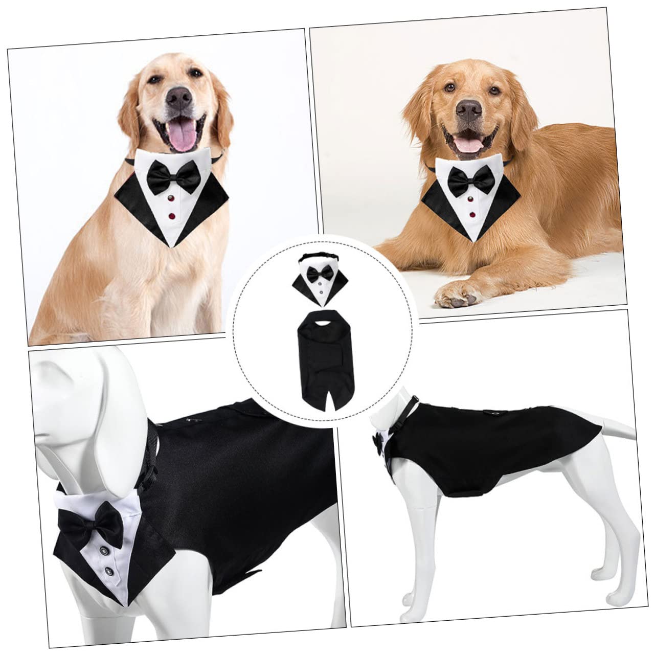 ABOOFAN 2 Set Di Costume Per Cani Da Compagnia Traspirante Bandana Regolabile E Confortevole Per Occasioni Speciali