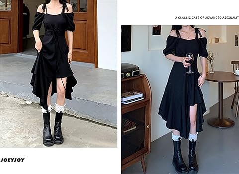 Amazon.co.jp: [DMbinshun] 夏の ブラックワンピース