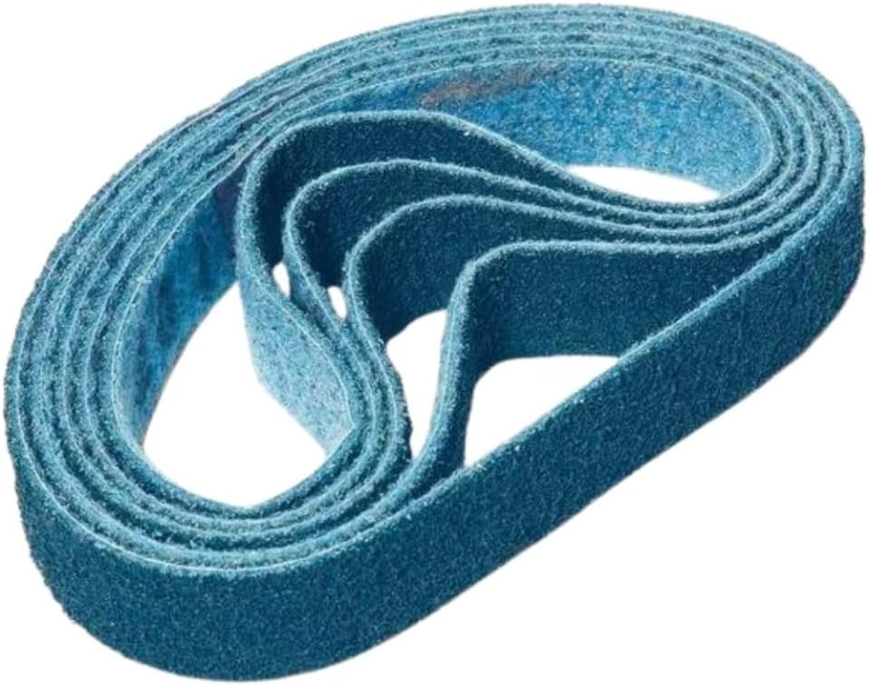 Fein Fleece Belts - Soft Type for Blemish-Free Surfaces on Sanding Curved Tubes and Contoured Surfaces, Fine, Heavy-Duty, 1-1/8 x 21", 5-Pack - 63714143010