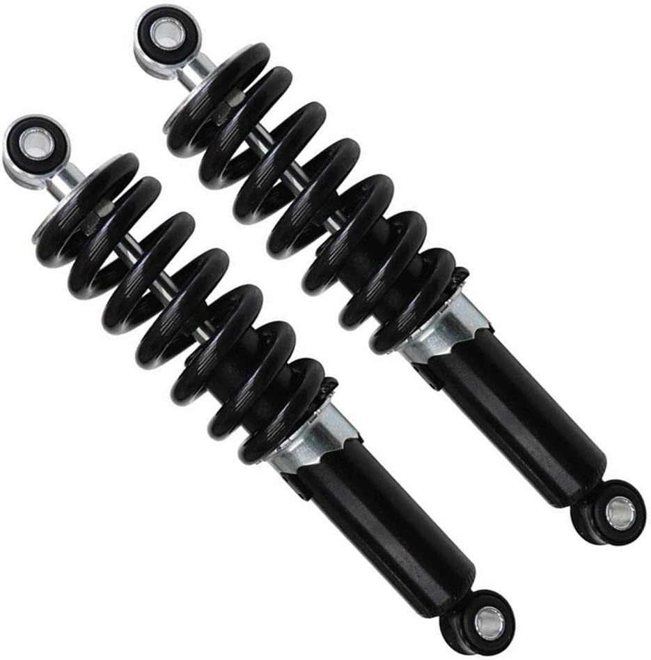 1 Pair 11.40inch 290mm Universal Motorcycle Rear Shocks Absorbers Suspension Replacement for Dirt Bike ATV Go Kart (Black)