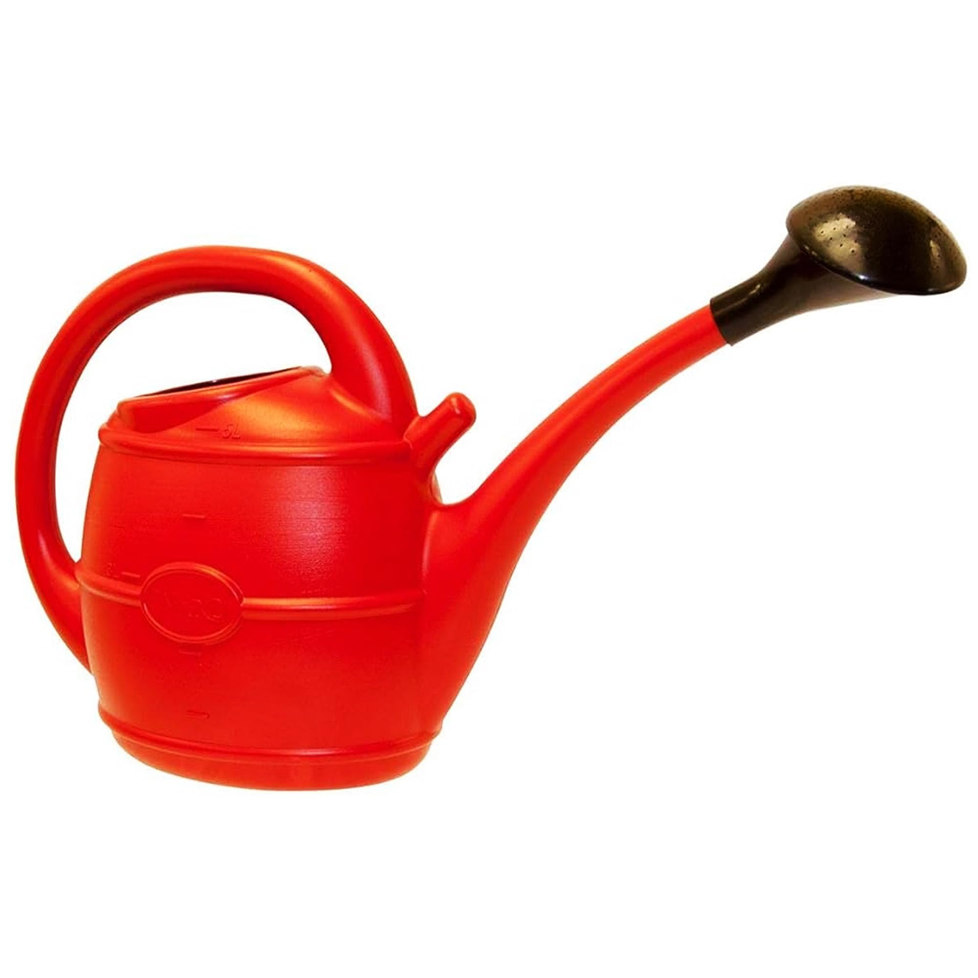 Storm Trading Group Red Watering Cans With Sprinkler Heads Lightweight Durable With Handles Indoor & Outdoor Use Watering Outdoor Plants, Tubs, Pots & Hanging Baskets (, 10 Litre - With Sprinkler Head)