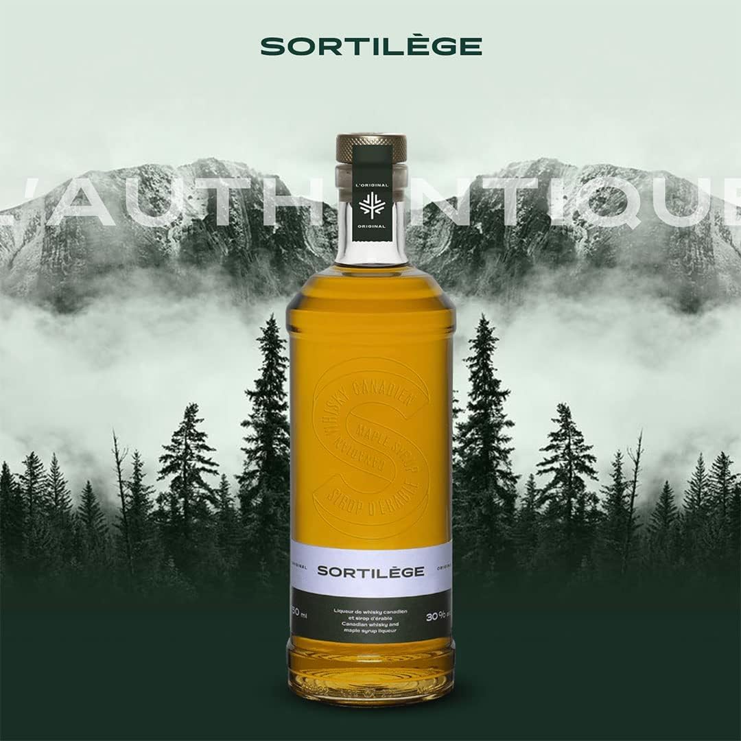 Whisky canadien Sortilège au sirop d'érable - Contenance de 700ml - Alcool 30%