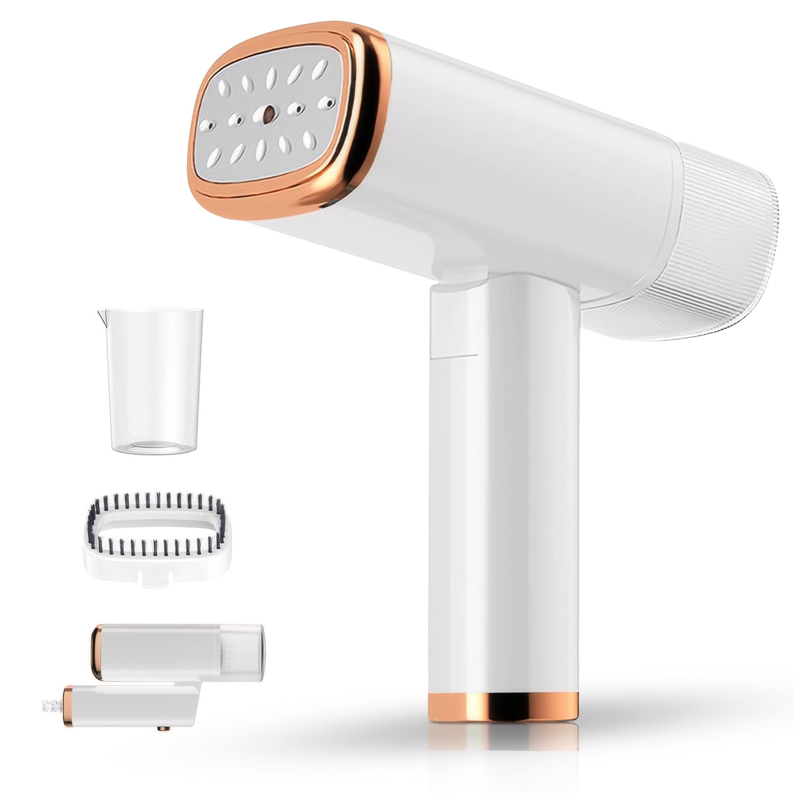 Cuiseur vapeur de voyage pliable et portable,Defroisseur Vapeur Vertical,Défroisseur Vapeur de 120ml, Réchauffage Rapide en 30s, Fer à vapeur pour enlever les plis des vêtements,Pour la Maison