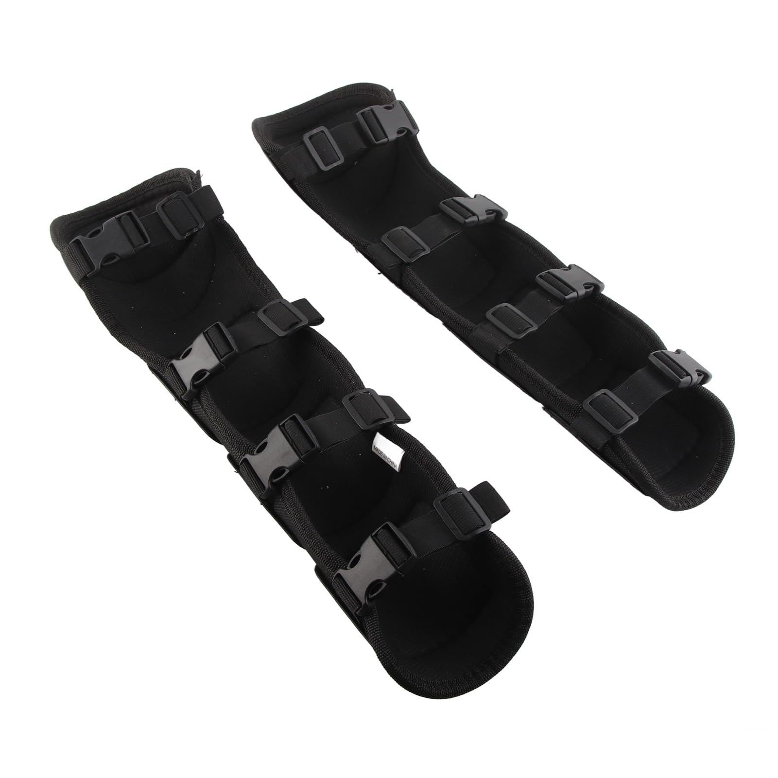 Rodilleras de motocicleta con ventilación para motosierra, ajuste óptimo, para trabajos de corte de cepillo, 2 rodilleras de jardín