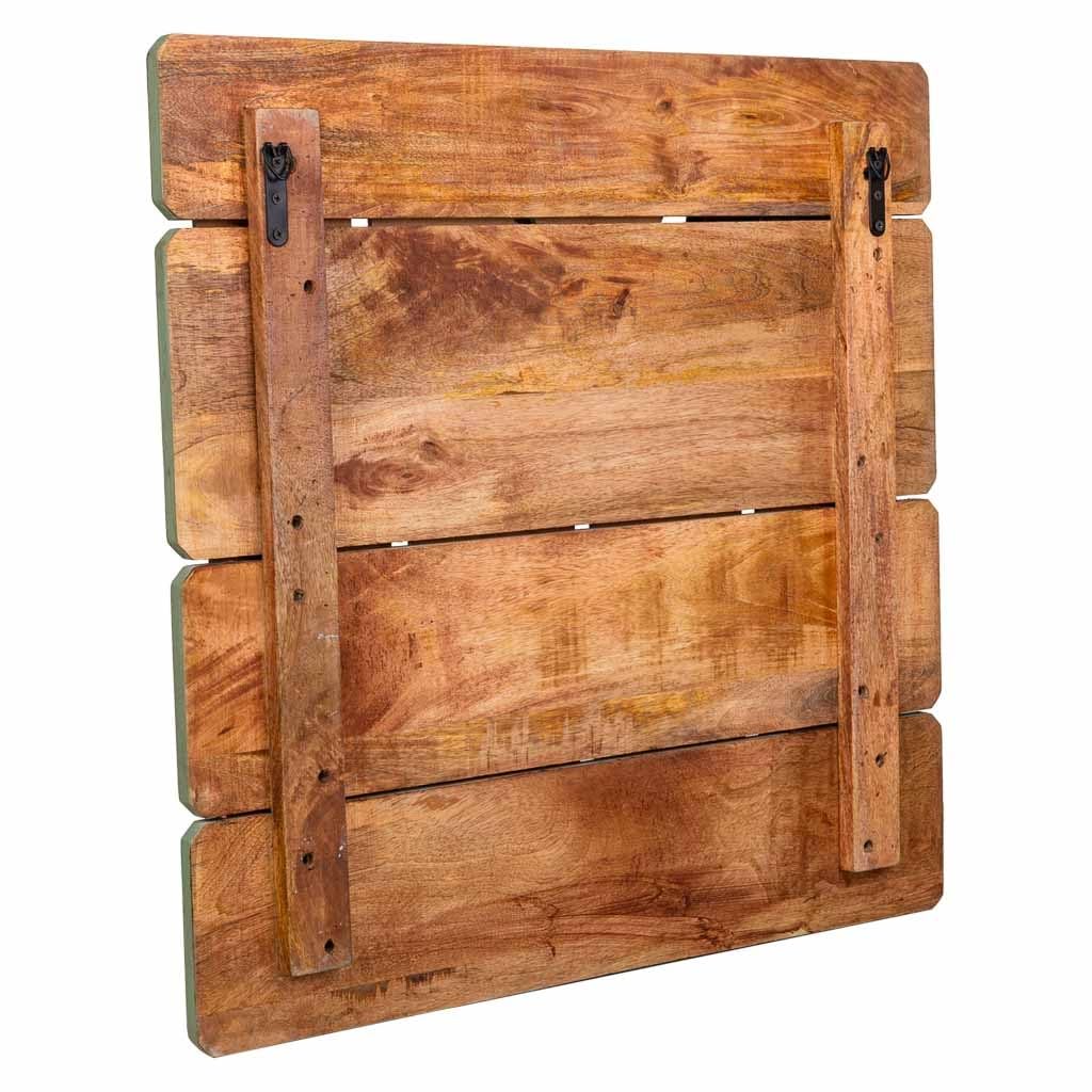 WANDERLUST DECO Tabla Calendario Verde 70x70x7