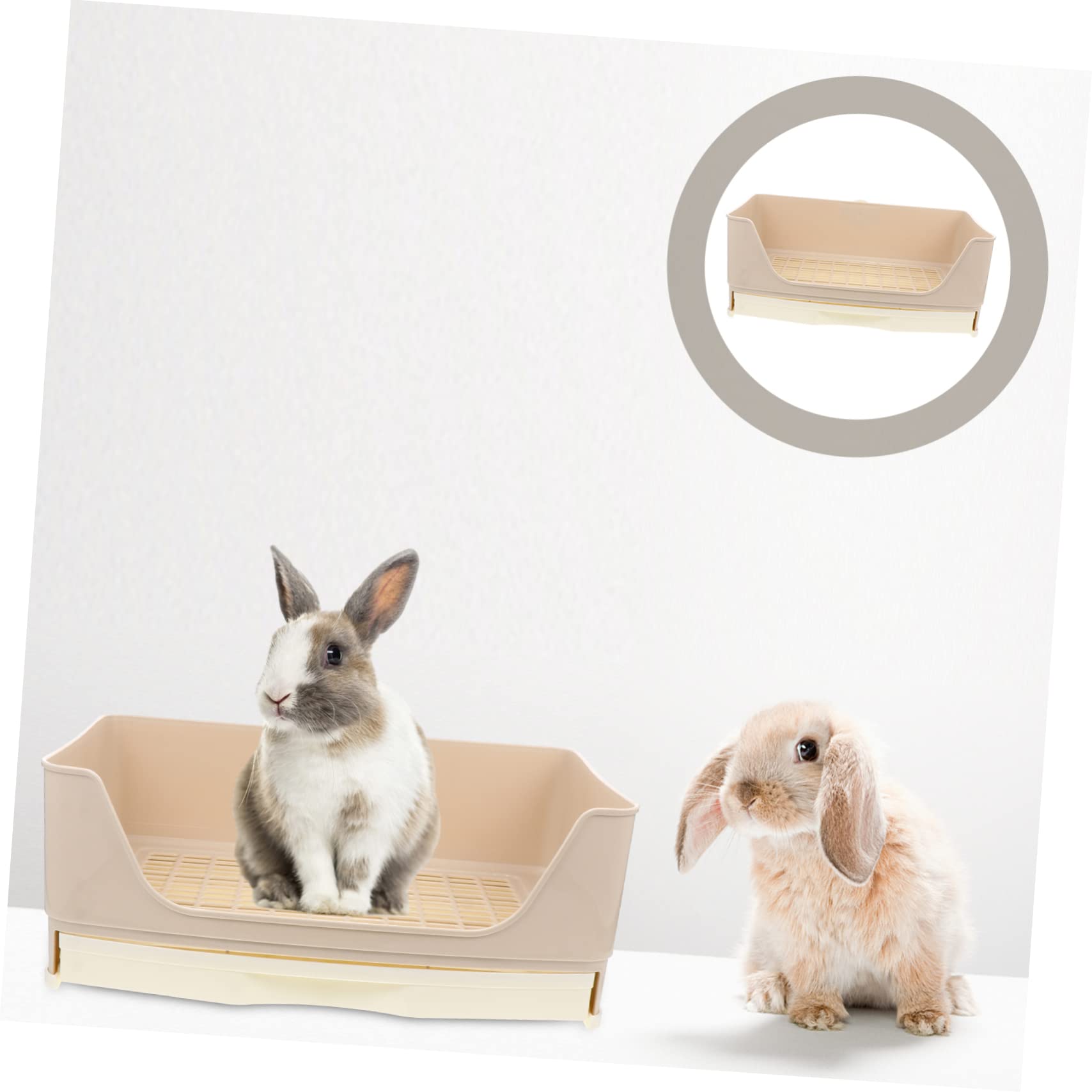 Happyyami Pudełko Królik Toaleta Pet Pee Toaleta Szuflada Dla Zwierząt Nocnik Bunny Toaleta Kuweta Dla Zwierząt Domowych Królik Nocnik Dostaw Dla Zwierząt Domowych Toaleta Dla Zwierząt