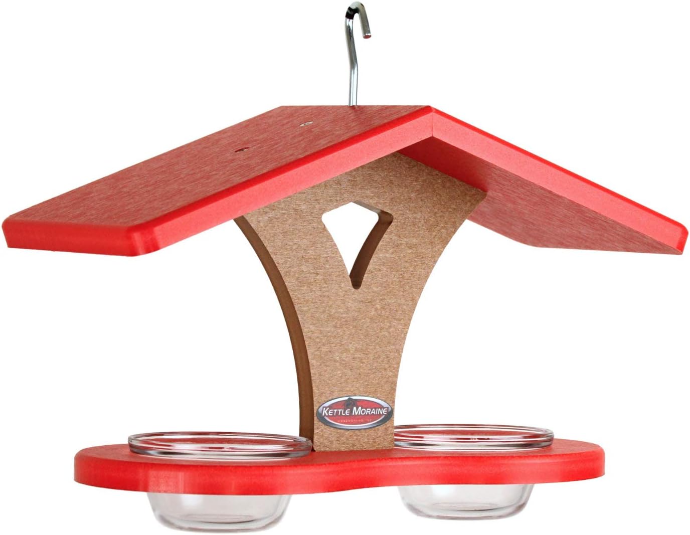 Kettle Moraine Recycled Double Cup Feeder (Orange/Orange)