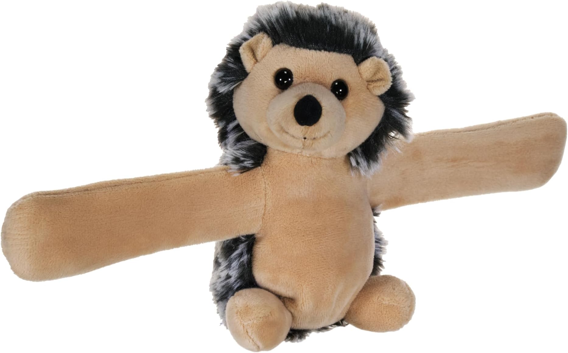 Wild Republic Huggers Hedgehog, Stuffed Animal, 8 Inches, Slap Bracelet, Plush Toy, Fill is Spun Recycled Water Bottles