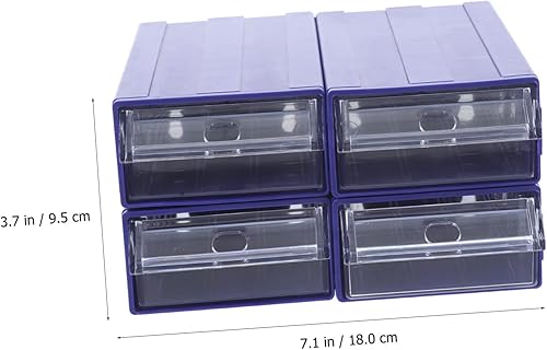 Miniatura 2 de Cabilock Herramientas para el hogar, 4 unidades, caja de zapatos, organizador grueso para el hogar, apilable, soporte de almacenamiento apilable de