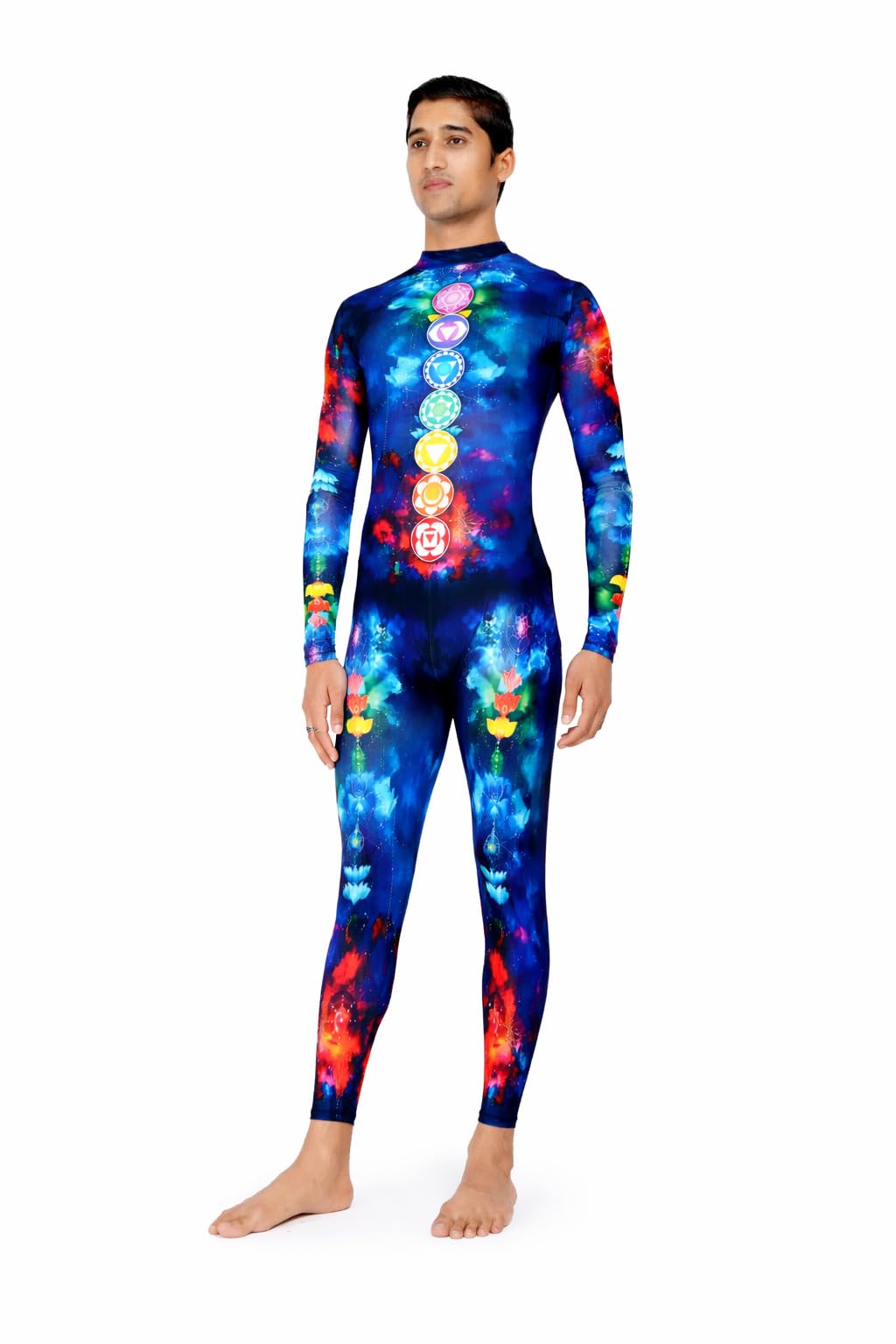 Energy Flow Unisex Unitard/Bodysuit for Yoga, Meditation & Devotional performance, Streachable,Comfortable Fabric, Ideal for Competetion & Traning-image-37