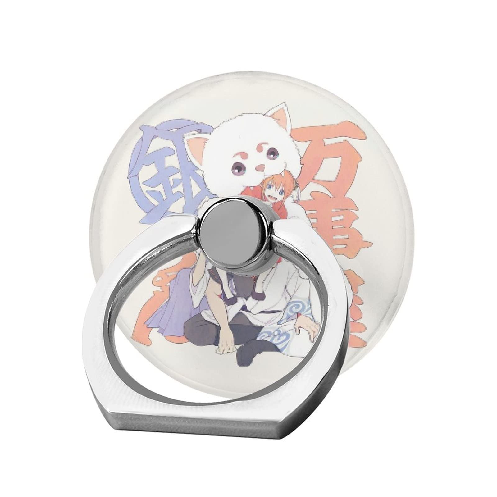 Amazon.co.jp: スマホリング 銀魂 坂田 銀時 神楽 さだはる 薄さ