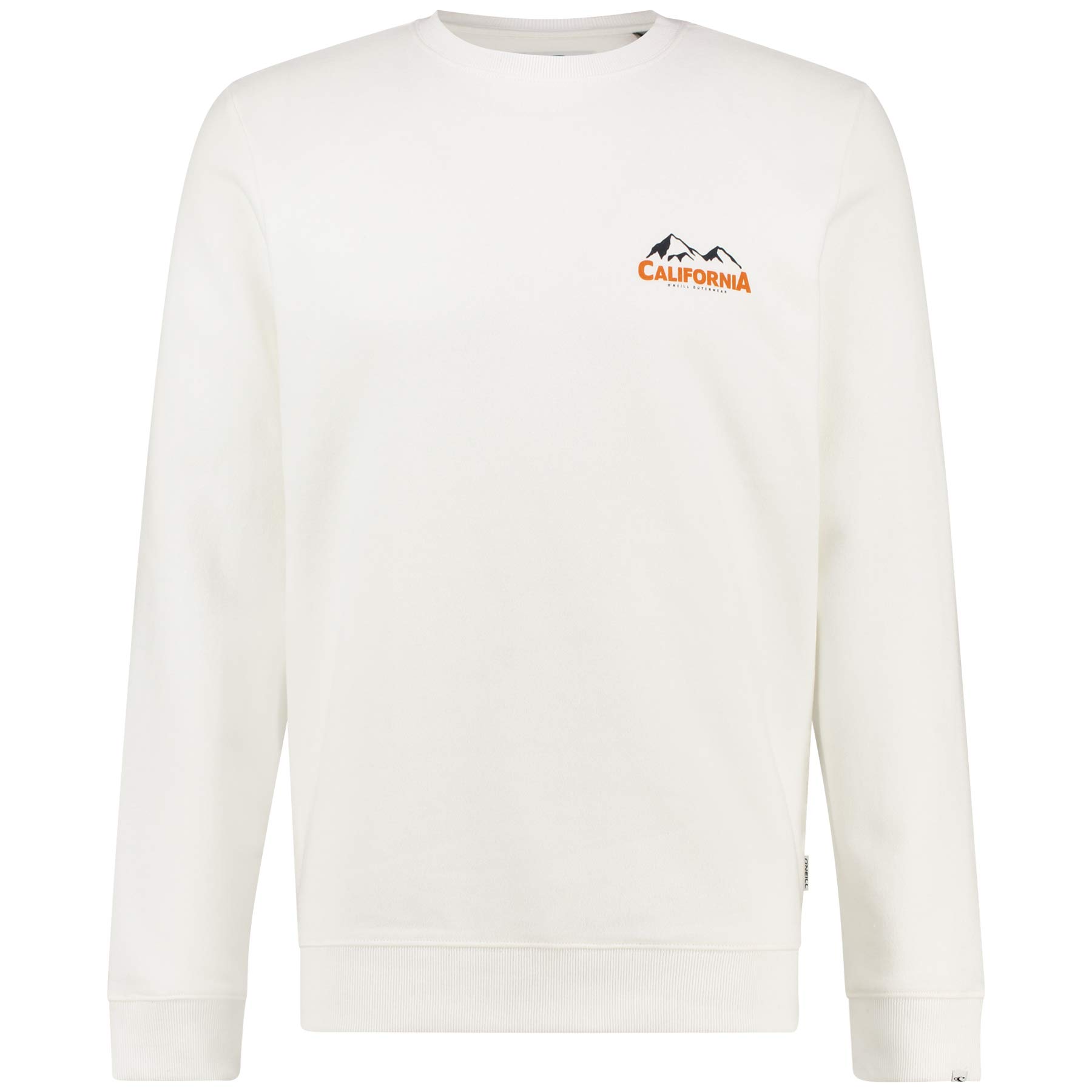 O'Neill Cal Outdoor Crew Sweatshirts - Powder White, Medium
